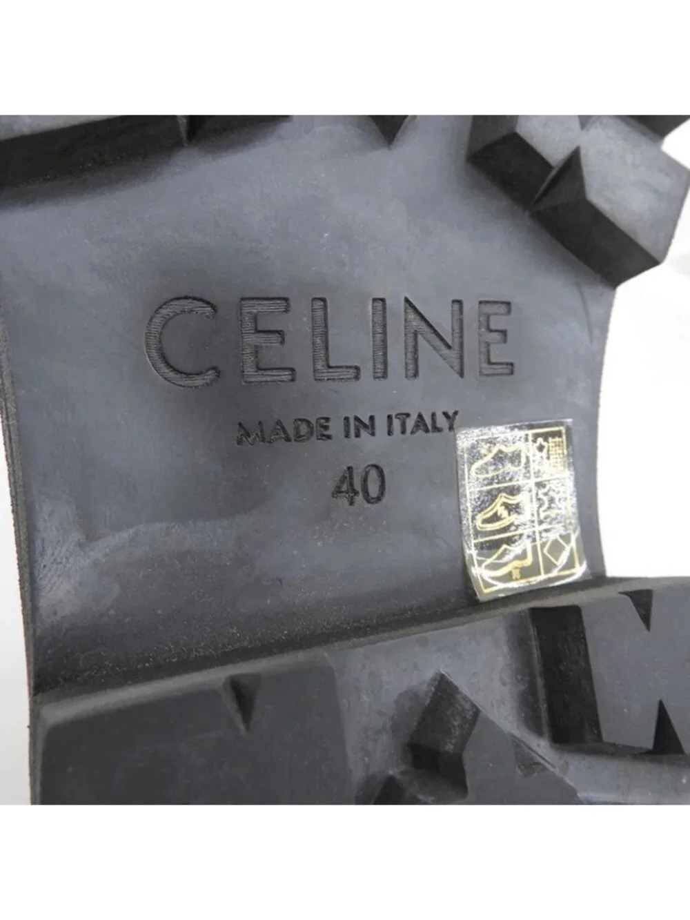 Celine Margaret Chelsea Boots Side Gore Black 40 - Picture 6 of 6